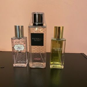 3 victoria’s secret body mists